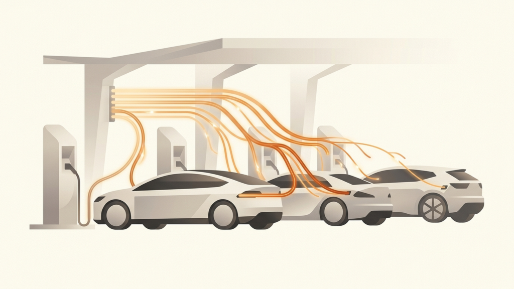 建設EV×移動充電ステーション最適化 – 論文解説